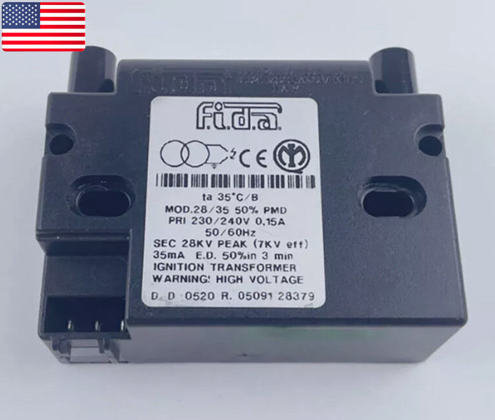 One Brand New FIDA MOD.28/35 Ignition Transformer - US Stock