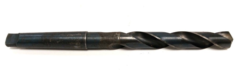11/16" TWIST DRILL BIT W/TAPER SHANK MT2 HS 2 FLUTES OAL 8-3/4" LOC 4"