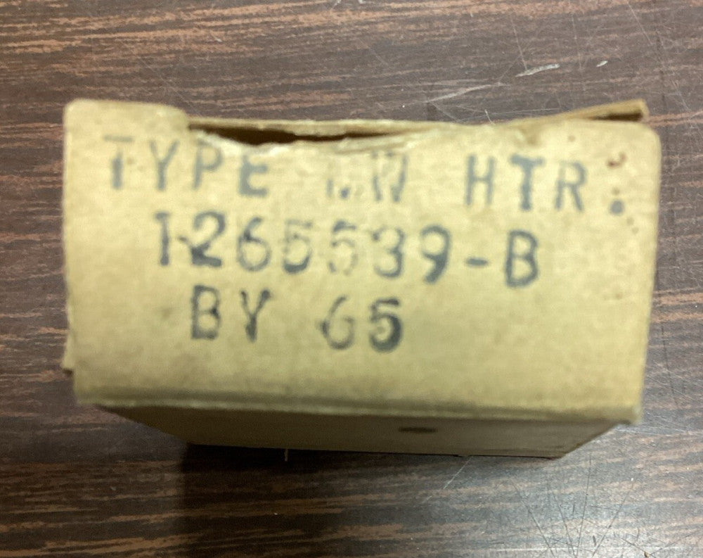 WESTINGHOUSE OVERLOAD RELAY HEATER, 1265539-B, BY65, 1-7/16" X 1", STEEL A60