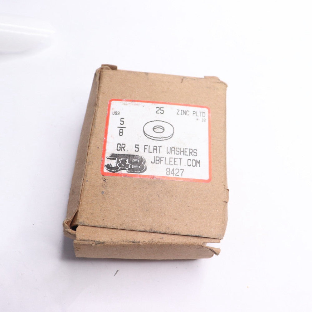 (25-Pk) Jbfleet Flat Washer Plated Finish 5/8" Size 8427