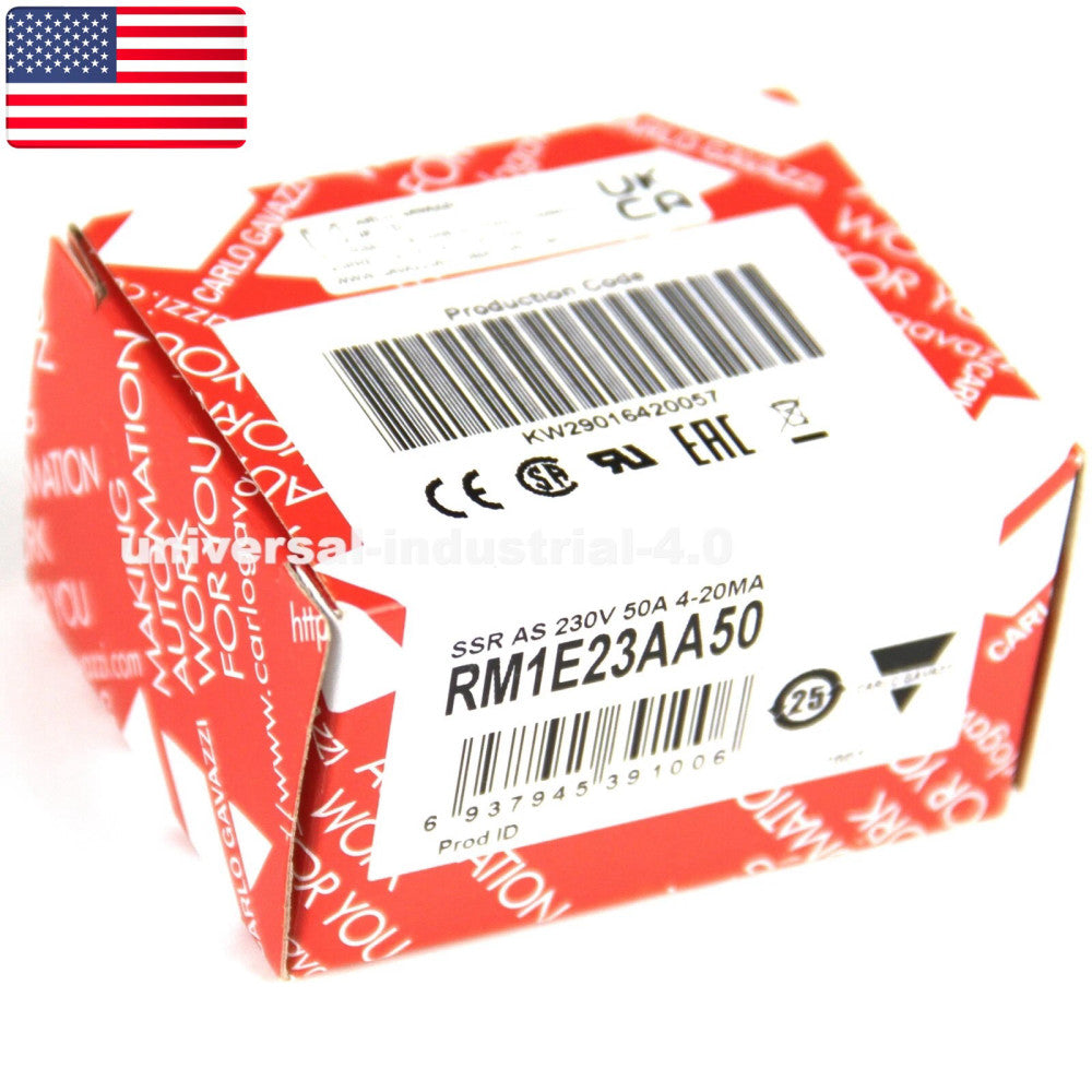 One  New CARLO GAVAZZI RM1E23AA50 Solid State Relay 50A 230V 4-20mA - US Stock