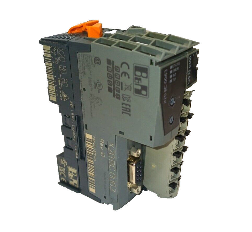 B&R X20BC0063 PROFIBUS DP SLAVE FIELDBUS COUPLER X20PS9400