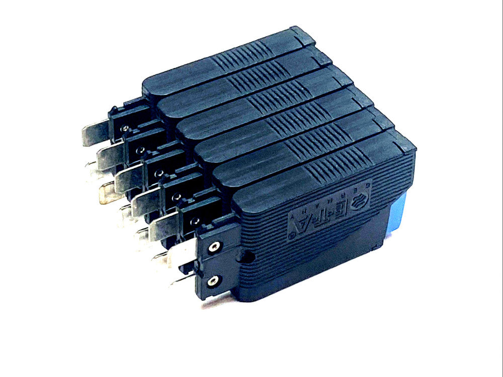 ETA 1180-01-10,0A Circuit Breaker Thermal Push-Push Actuation Plug-In LOT OF 6
