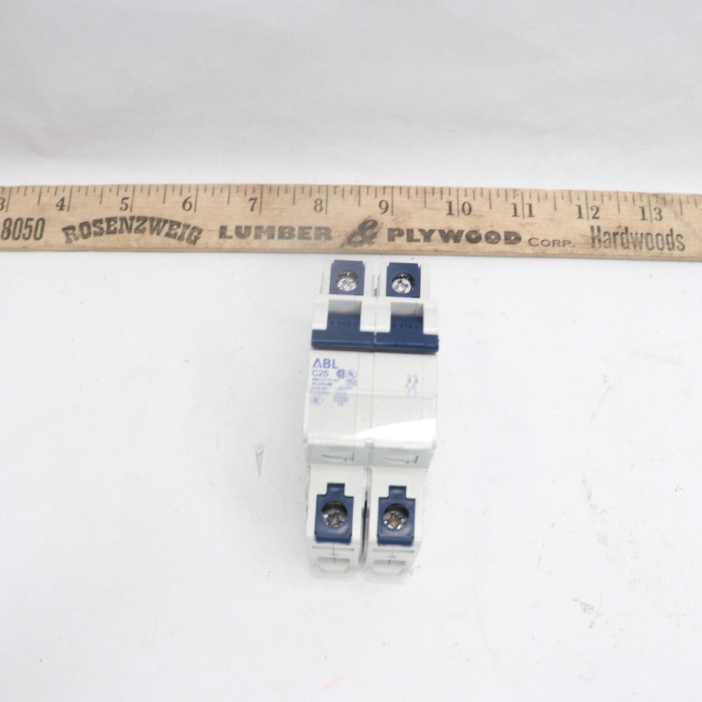 ABL Circuit Breaker 2-Pole C-Curve 25 Amp UL1077 480Y/277VAC 10kA