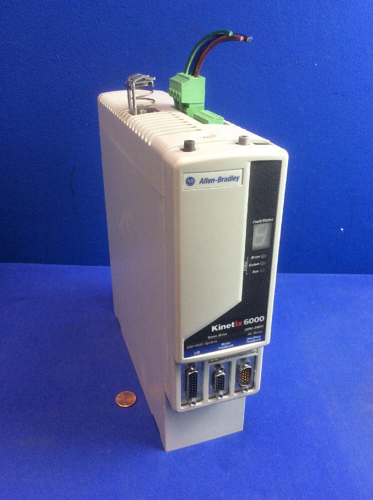 ALLEN BRADLEY KINETIX 6000 SERVO DRIVE 2094-BM01 9A AXIS MODULE FRW. V1.98