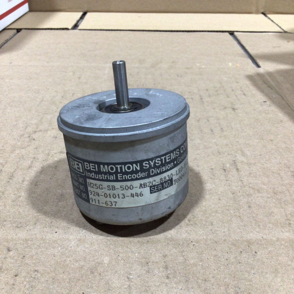 BEI H25G-SB-500-ABZC-8830-LED-ED25-S ENCODER P/N 924-01013-446