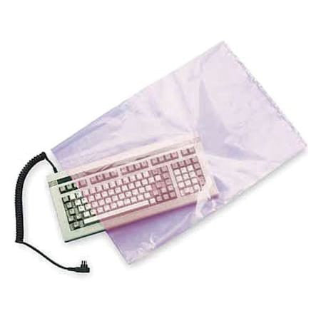 Zoro Select 5Cya9 Open Poly Bags, 2 Mil, Pink, None, 1000 Pk