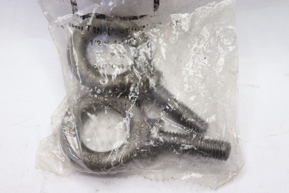 (2-Pk) Gibraltar Fixed Lifting Eye Bolt Alloy Steel 11600 Lb Capacity 1-2-1/2"