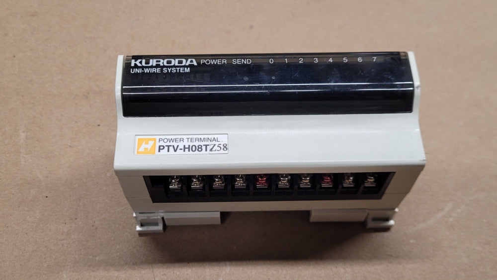 NOS Kuroda PTV-H08T Z58 Uni-Wire System Power Terminal