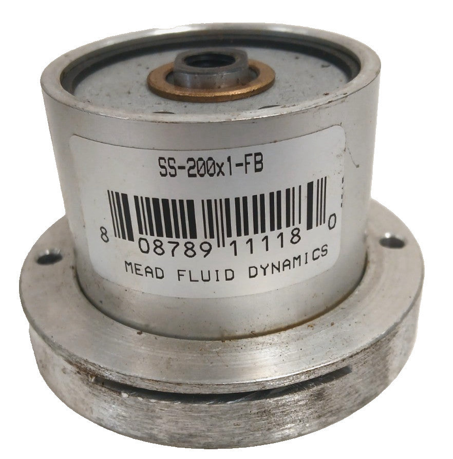 MEAD FLUID DYNAMICS DOUBLE ACTING RODLESS AIR CYLINDER 250 PSI SS200X1FB