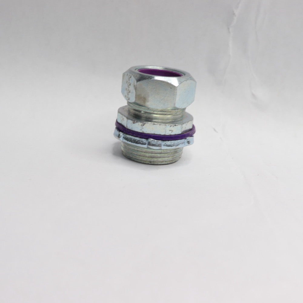 Rain Tight Compression Connector With Insulated Throat Steel 1" EMT