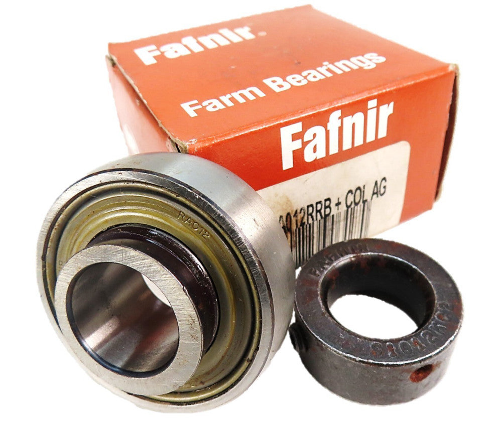 Fafnir RA012RRB + COL AG Bearing Insert w/ Locking Collar 3/4" Dia NEW IN BOX