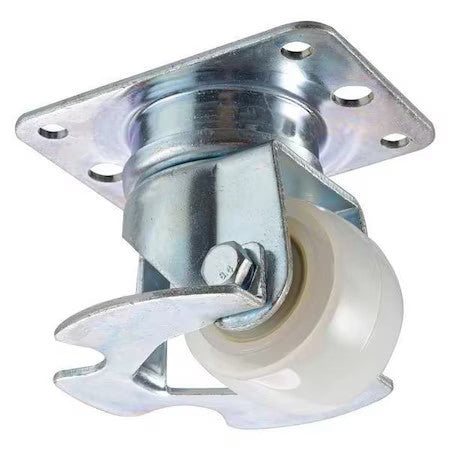 Zoro Select P19s-N65k-P-001Z Inverted Air Cargo Swivel Caster,Nylon,2-1/2 In