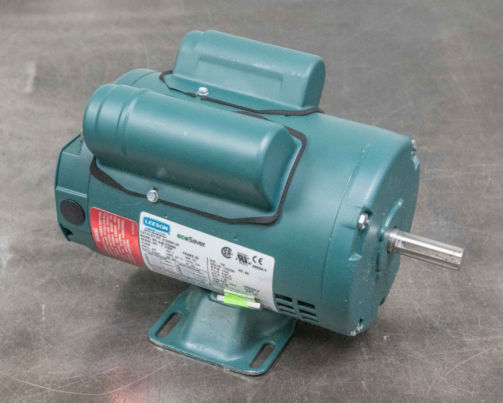 Leeson E100001.00 Electric Motor 1/3 HP 1725 Rpm 1-PH 115/230 Volt 56 A4K17DH8A