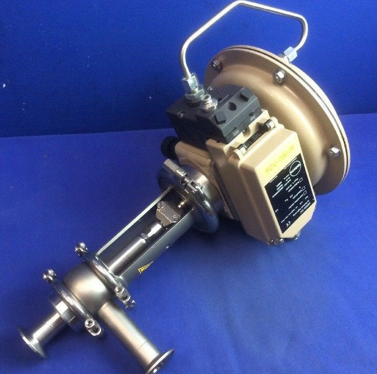 GEA SLJ-OD1"-A-00-240/0/9-W/4-12J/52 VARIVENT CONTROL VALVE, DIAPHRAGM ACTUATOR