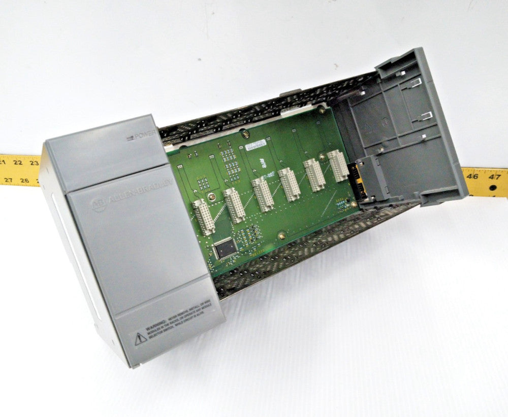 Allen-Bradley SLC 500 7-Slot Rack With Power Supply 1746-A7 / 1746-P1