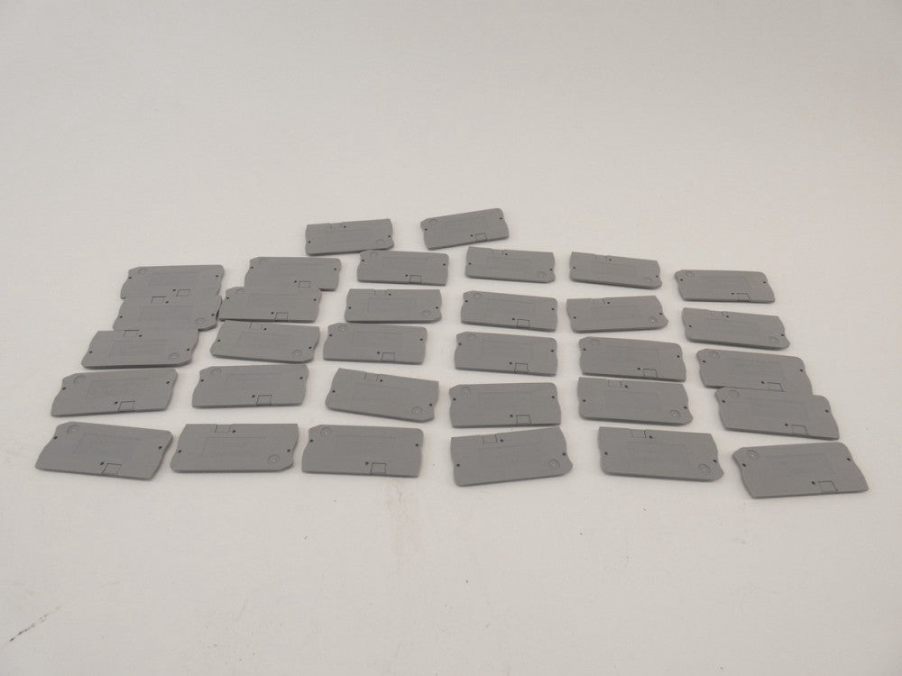 *Lot of 32* Phoenix Contact 3208977 D-PT 4-TWIN Terminal Block End Cover - NE...