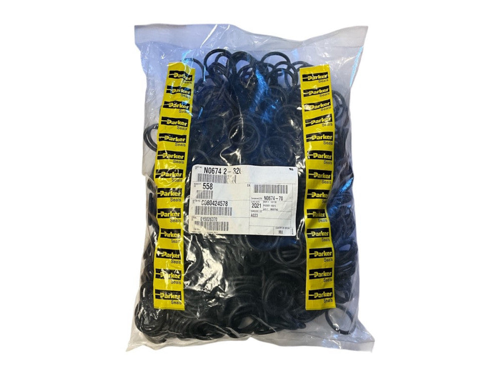 Parker N0674-70 2-326 O-Ring Seals Nitrile Buna-N 70A 558 Pcs