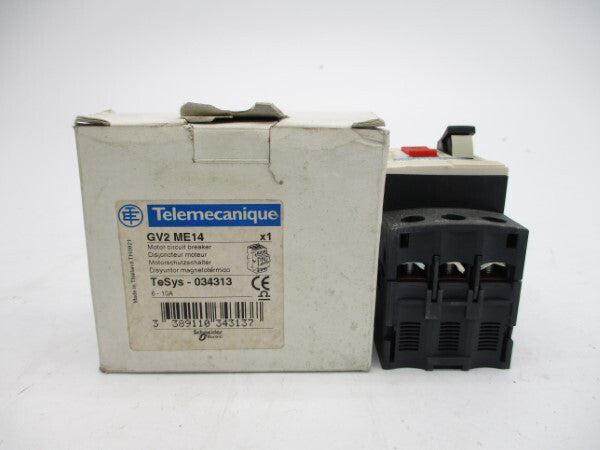 TELEMECANIQUE GV2ME14 600VAC 6-10A NSMP