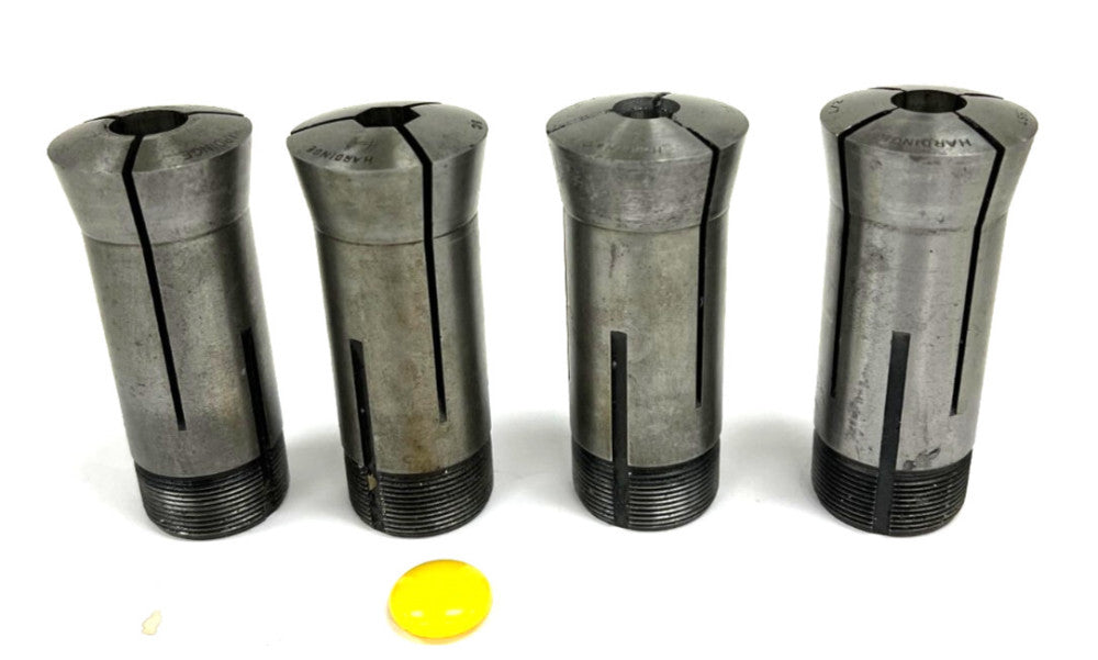 ASSORTMENT OF HARDINGE COLLETS LOT OF 4