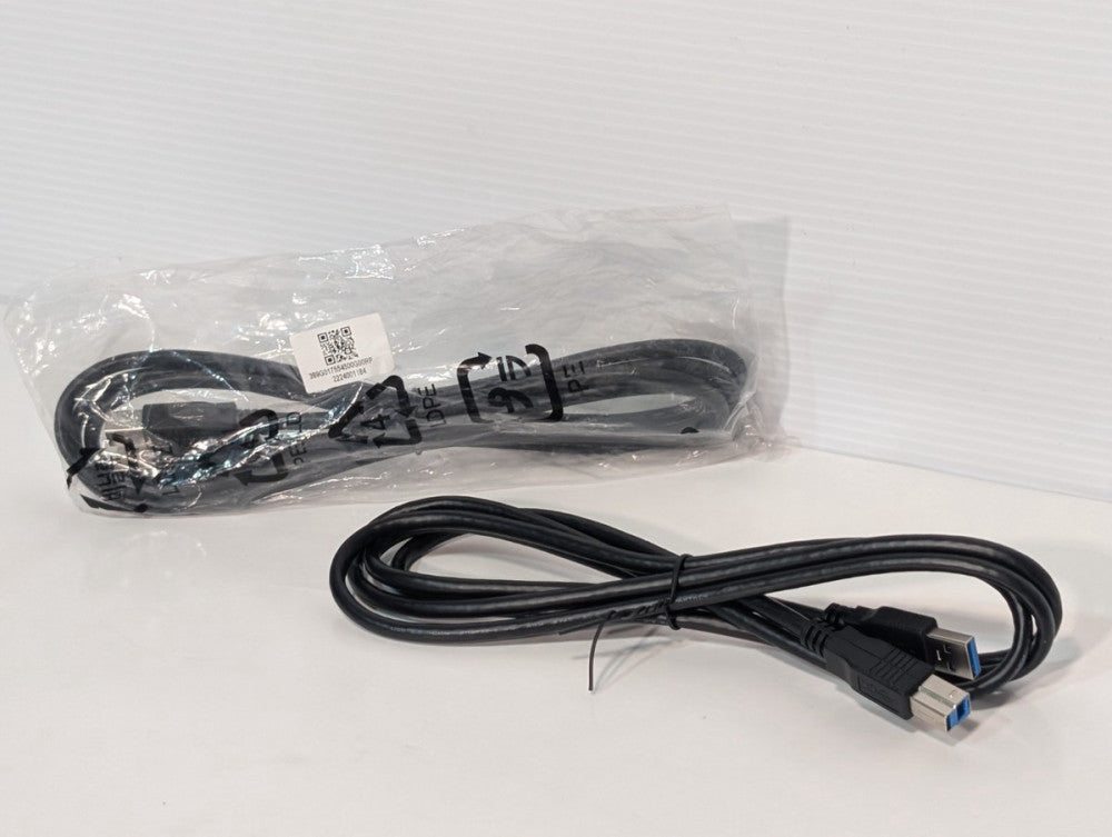 Lot  of 2: Dell 389G017554500G00RP USB 3.0 Type-A to Type-B cables, 2224001184