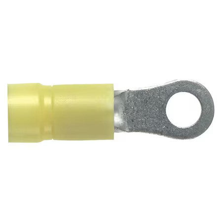 Panduit Pv10-38R-L Ring Terminal, 3/8 In Stud Size, 10 Awg, 600 V, Vinyl