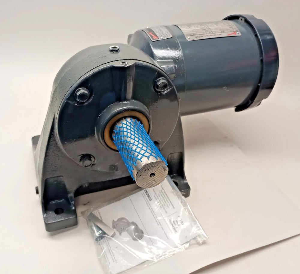 Browning 6-GWBP x 191 Gear Motor A07-E466-N 3ph 0.75hp 2407In-Lb Ratio 191:1
