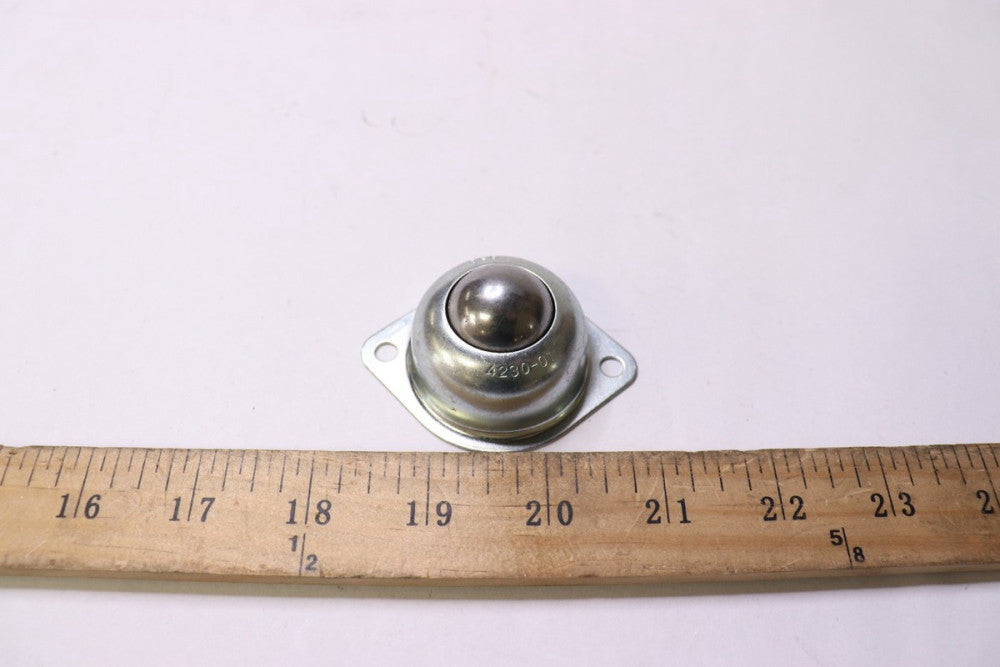 GBC Flanged Mounted Ball Transfer Carbon Steel 1" Dia 4230-01