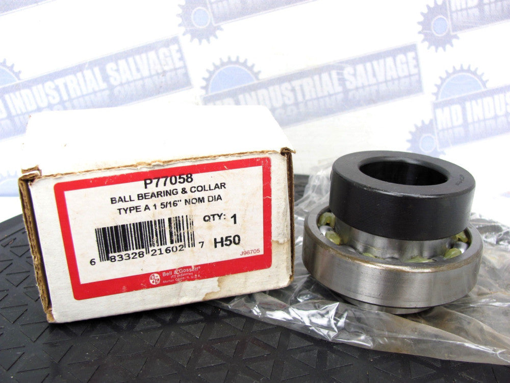 B&G BELL & GOSSETT - P77058 - BALL BEARING & COLLAR for VSC & VSCS 1-5/16 (NEW)