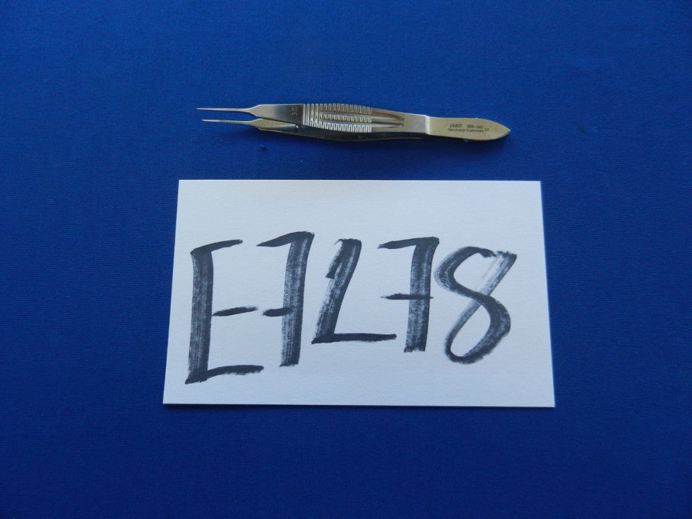E7278 Jarit 355-160 Castroviejo Straight Tying Forceps 10.8cm Overall Length