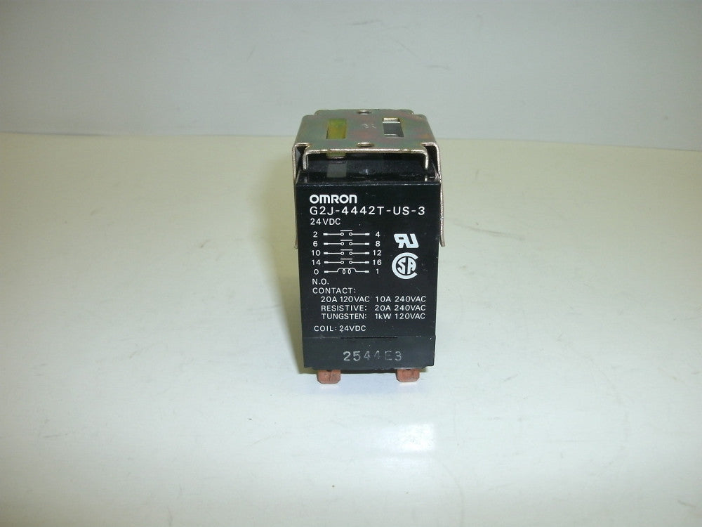 OMRON G2J-4442T-US-3-DC24 GENERAL PURPOSE RELAY 24VDC 20A 120VAC