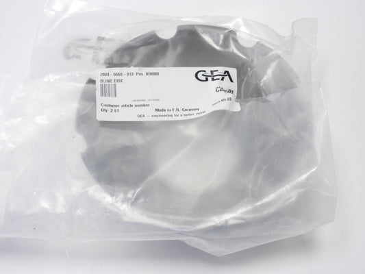(2) GEA Group 2064-6666-010 Blind Disc for Separator Machine