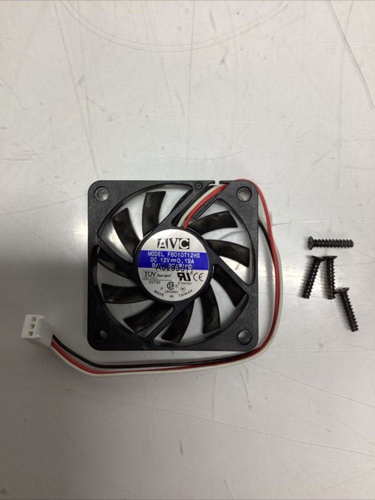 AVC F6010T12HS 6010 DC12V 0.19A 6CM 3-Wire Server Cooling Fan, R-216