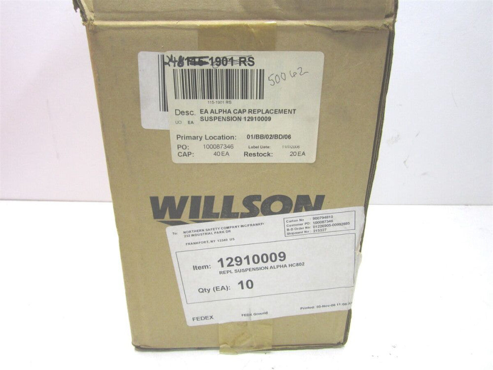 Willson 12910009 Replacement 4 Point Suspension w/ Pin Lock Adjustment - Qty 12
