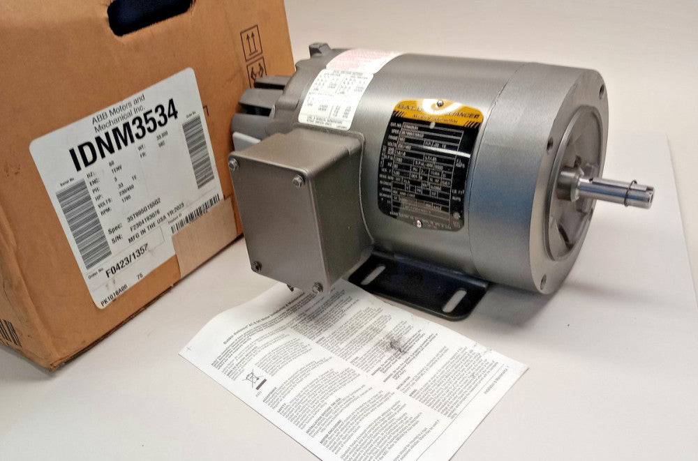 Baldor IDNM3534 New Electric Motor 3ph 0.33hp 230/460V 60hz 1725rpm 35T995G155G2