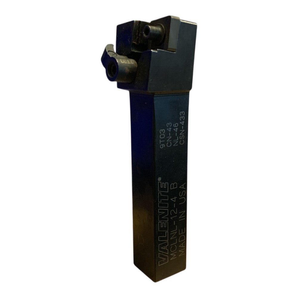 VALENITE INDEXABLE TURNING FACING INSERT TOOL HOLDER MCLNL-12-4 B