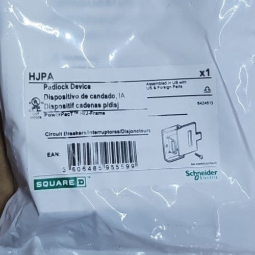 1 pc SQUARE D HJPA PowerPacT H/J, padlocking device