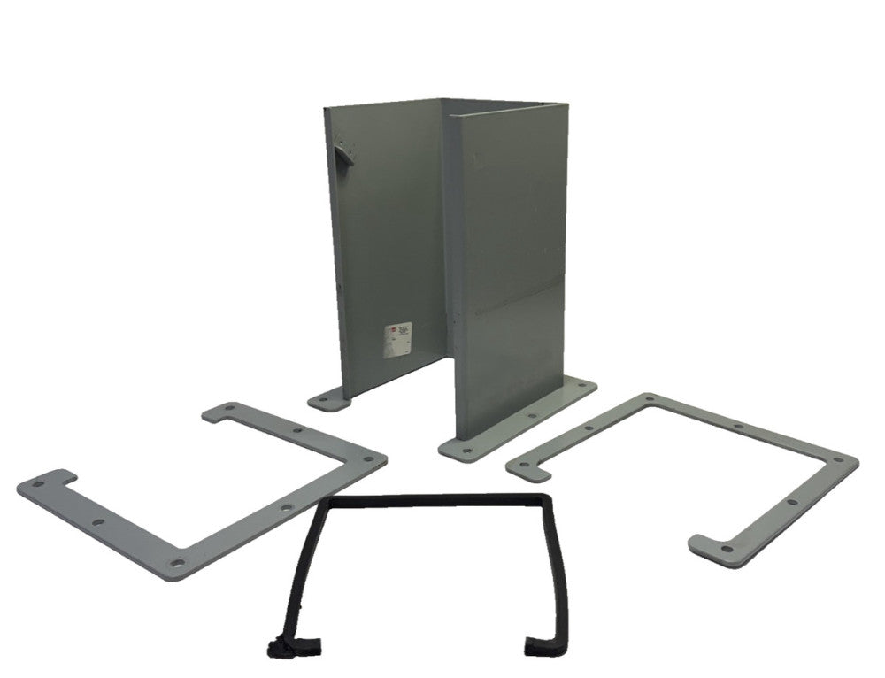 HOFFMAN TELESCOPE LAY-IN WIREWAY F66LA 6X6" GRAY STEEL