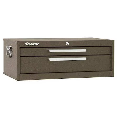 Kennedy 5150B Signature Series Intermediate Chest, 2 Drawer, Brown, Steel,