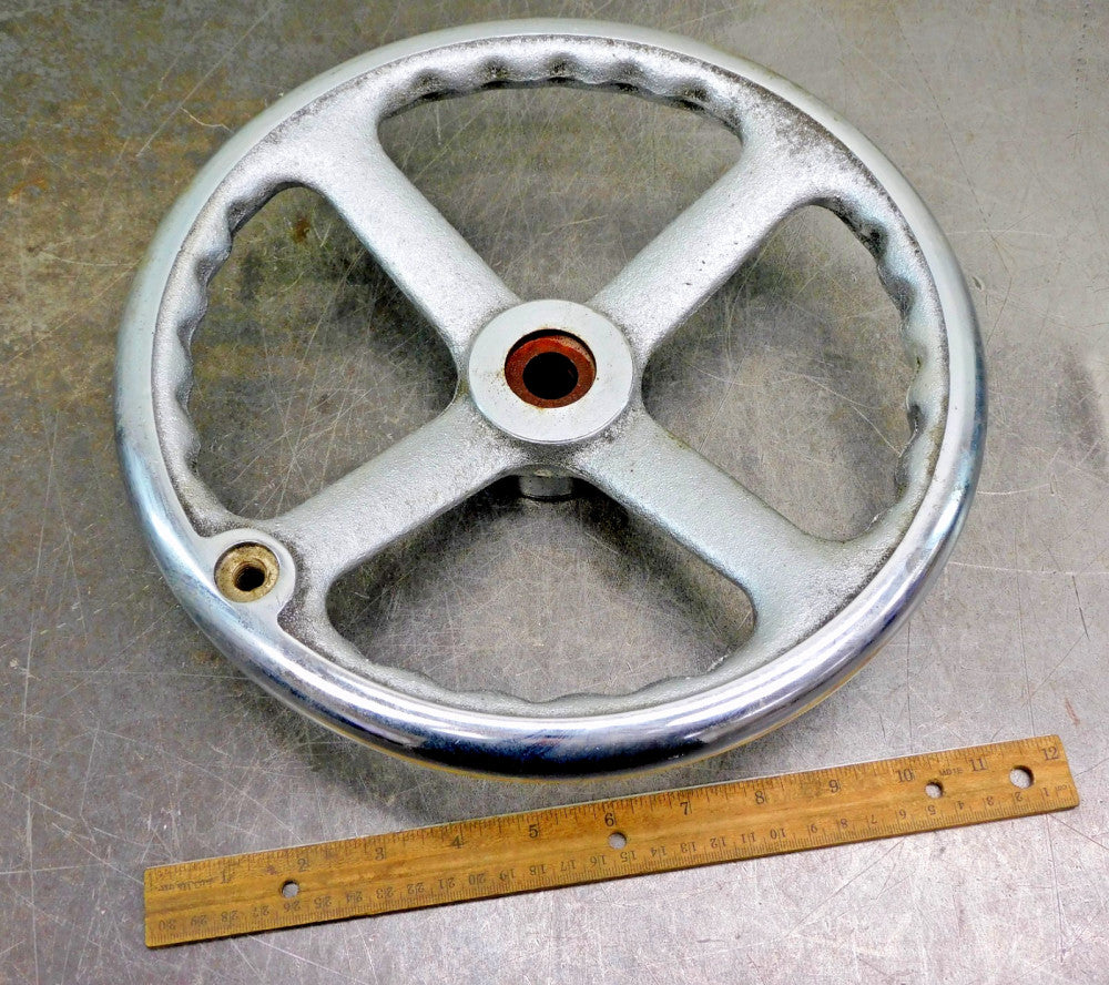 D300 12" 4 Spoke Hand Wheel Aluminum 3/4" ID fits Lathe Milling Machine Drill