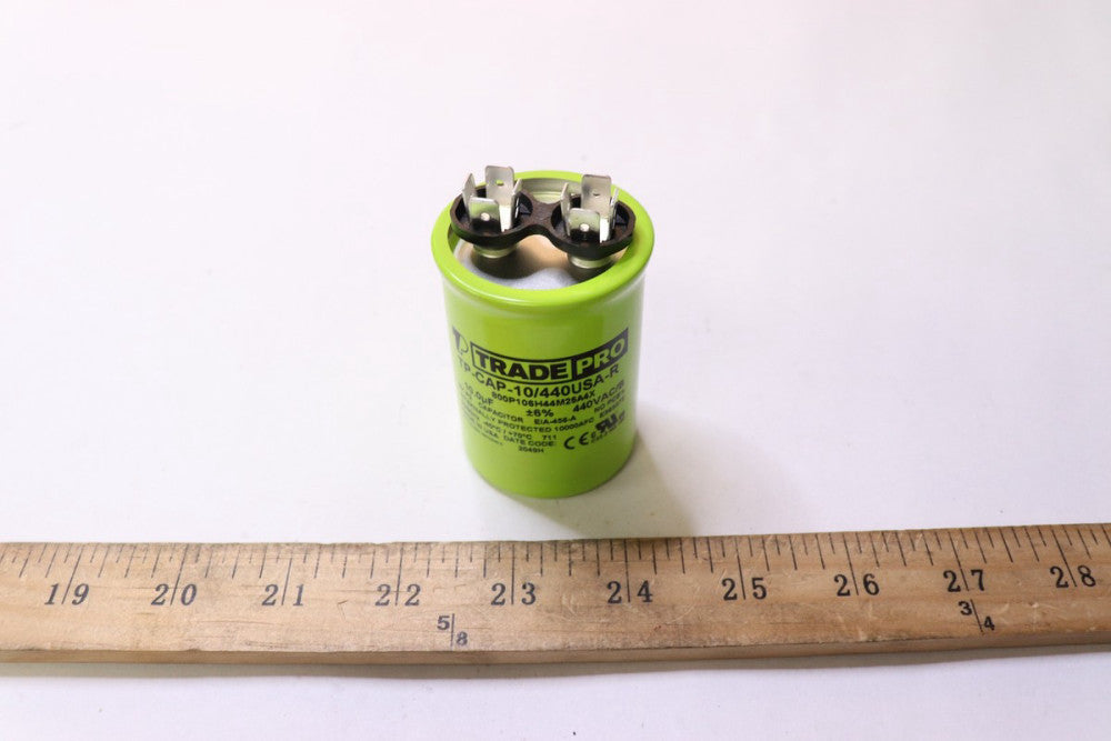 Trade Pro Motor Run Capacitor 440VAC/B TP-CAP-10/440USA-R