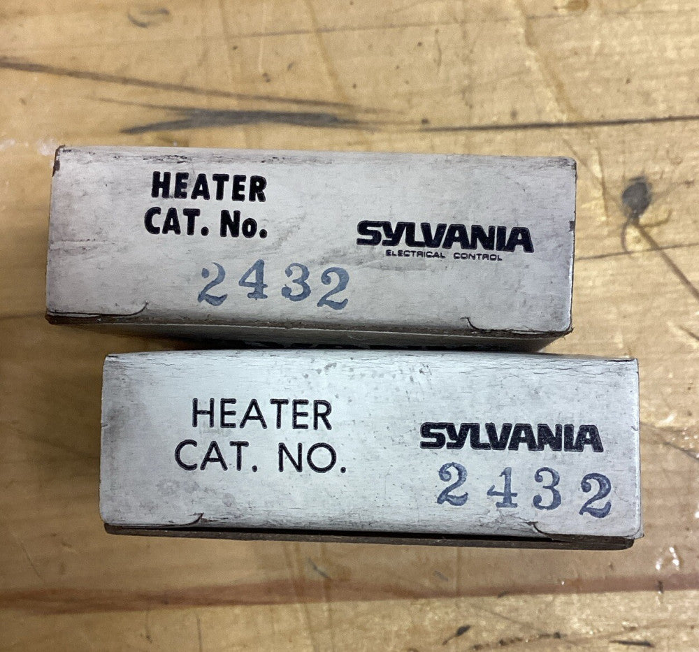 Sylvania 2432 Overload Heater Thermal Relay Element  Lot Of 2