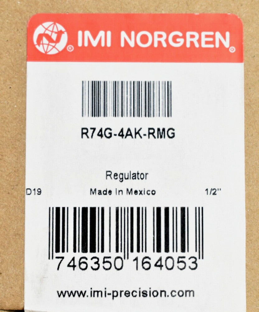 Norgren Excelon R74G-44K-RMG Pressure Regulator 1/2" NPT