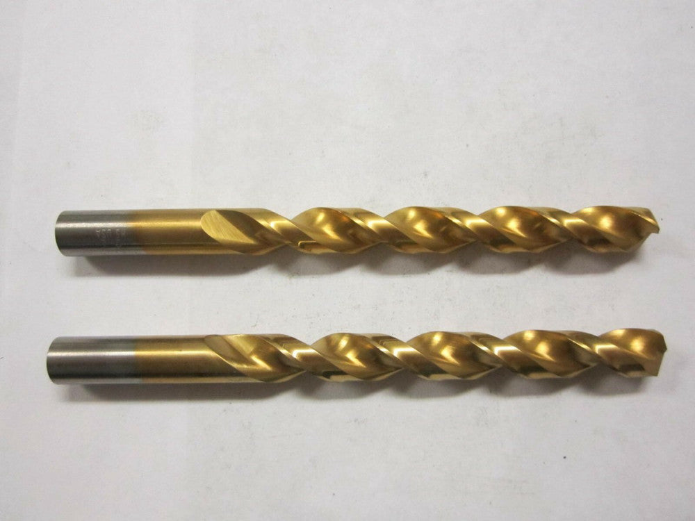 Greenfield (41630) 15/32" Heavy Duty HSS Jobber Length Drill Bits - Lot Of 2 