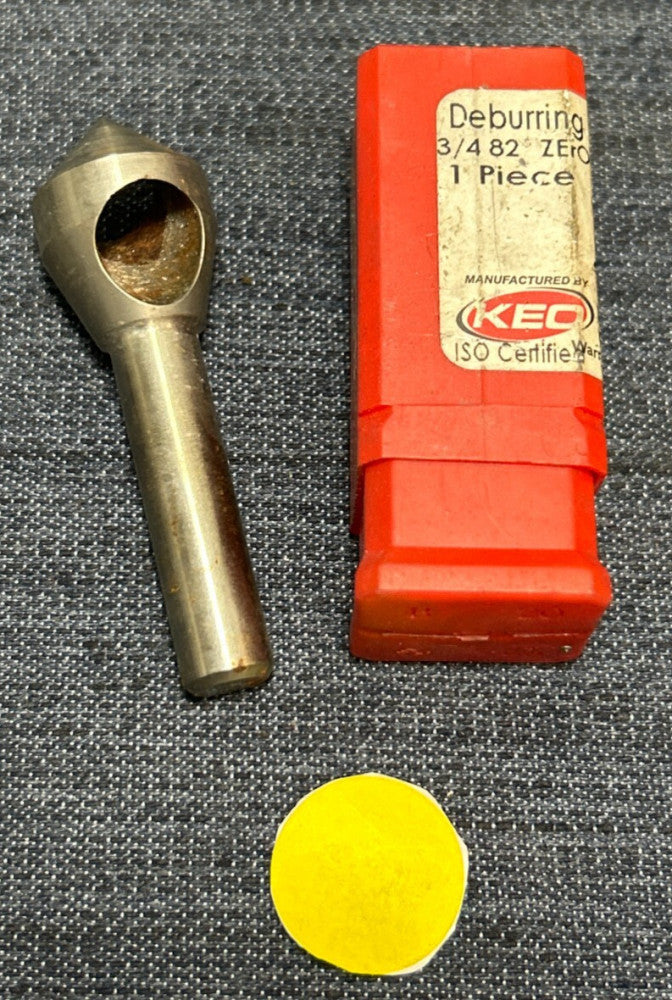 KEO DEBURRING TOOL PART NO 53514  3/4"  82°  ZERO FLUTE