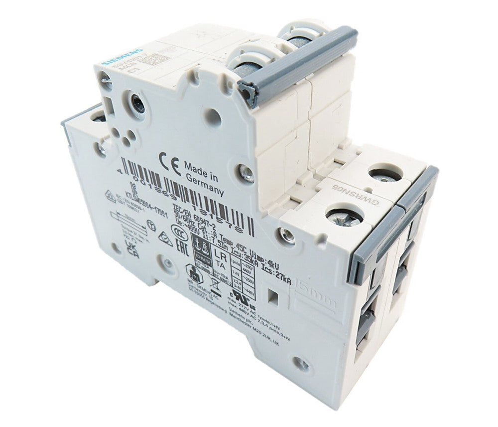 Siemens 5SY4201-7 2 Pole Miniature Circuit Breaker 480VAC *USA Seller* NEW