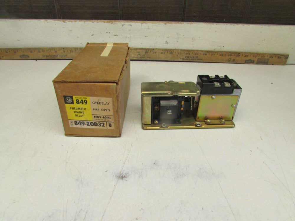 ALLEN BRADLEY 849DC-Z0H32 , PNEUMATIC TIMING RELAY,125/250VDC, NEW! MAKE OFFER!