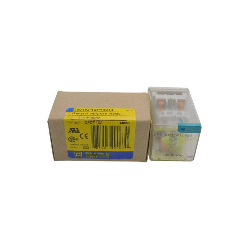 SQUARE D 8501KP12P14V14 SER. E 24V 10A NSMP