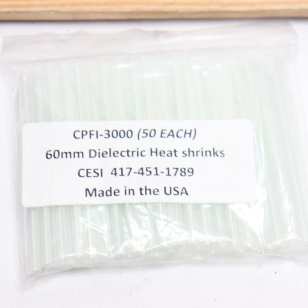 (50-Pk) Cesi Dielectric Heat Shrinks Optical Cable Clear 60mm CPFI-3000