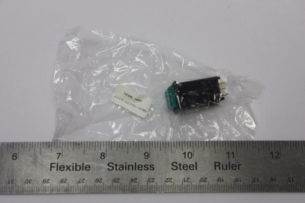  Oak Green Pushbutton Switch  6610-72137-2107
